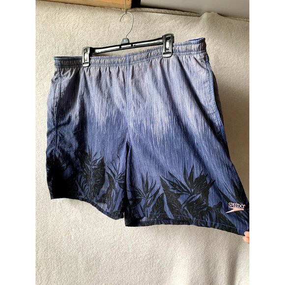 SOLD 2 Men's Swimming Trunks Size L Speedo and Burnside - Picture 2 of 13